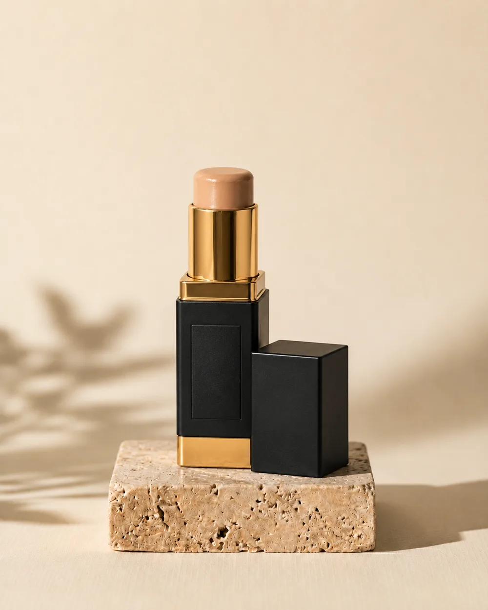Linha Make Up — Cor em fórmulas líquidas, cremosas e em stick, vegana e cruelty-free.