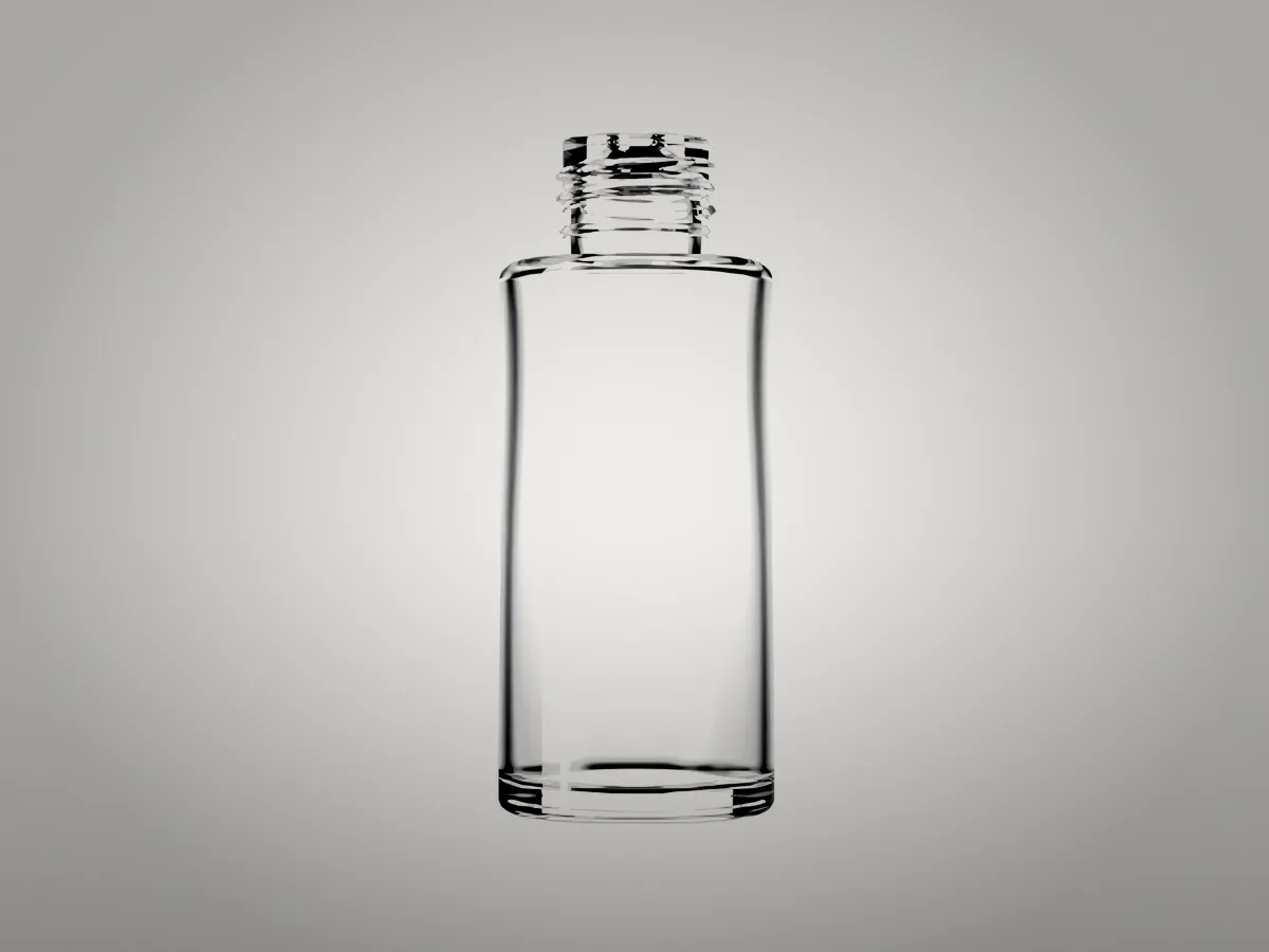 Garrafa Round 50ml em Vidro