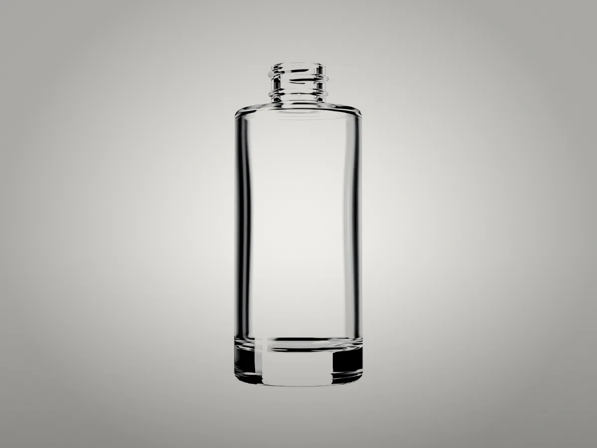 Garrafa Round 100ml em Vidro