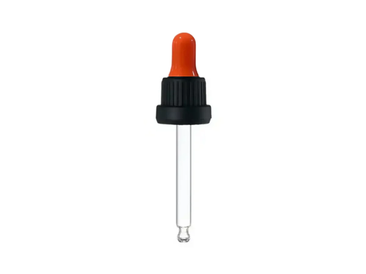 Válvula / tampa Pipeta vidro R18 bulbo laranja