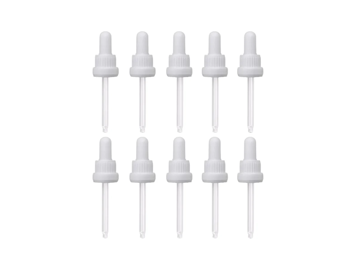 Válvula / tampa Pipeta vidro premium R18 tampa branca bulbo branco