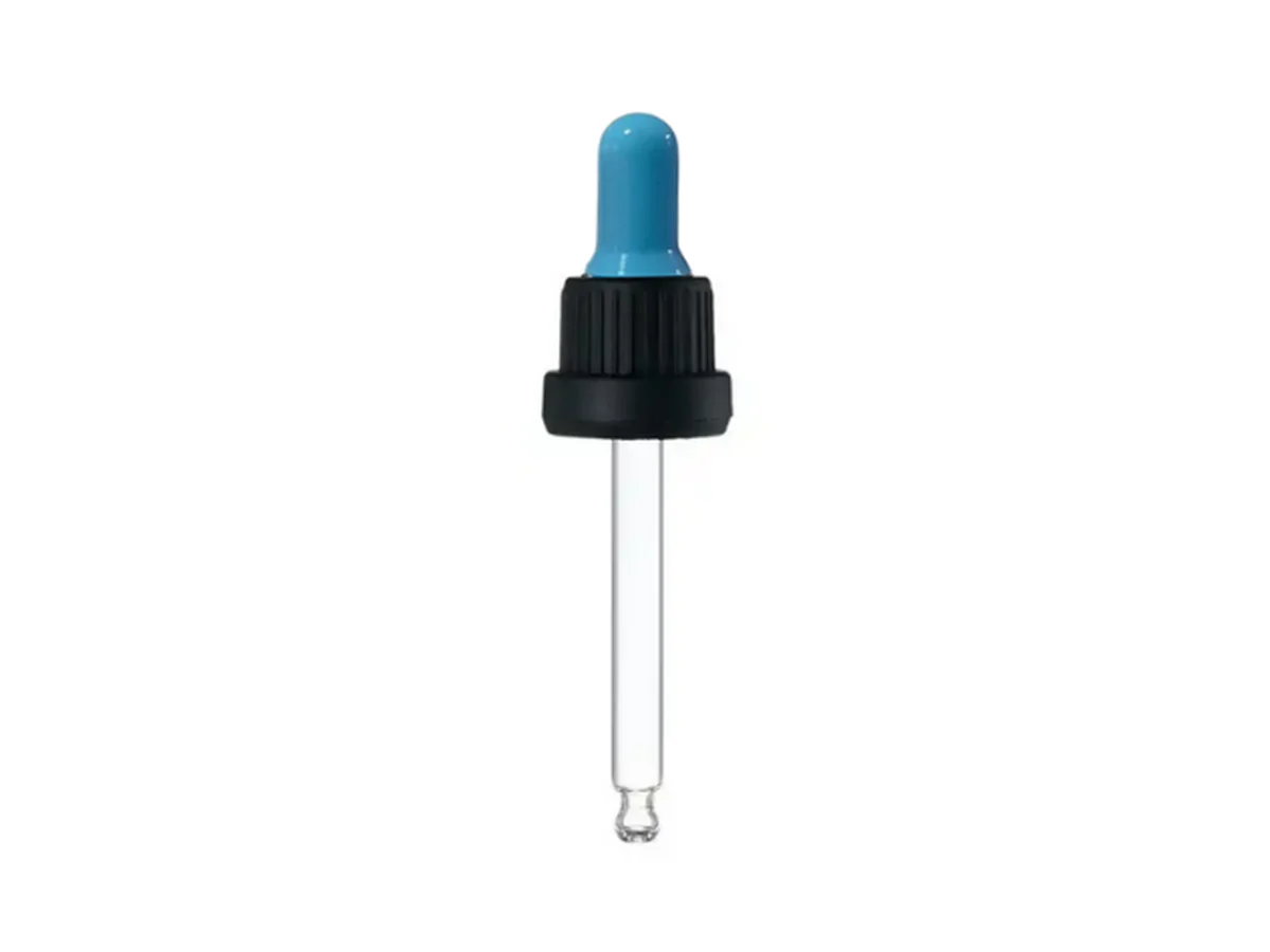 Válvula / tampa Pipeta vidro R18 bulbo azul claro