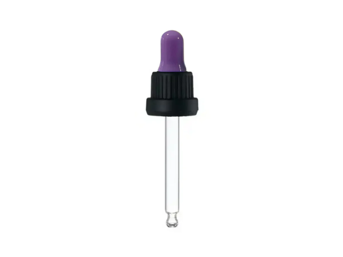 Válvula / tampa Pipeta vidro R18 bulbo roxo