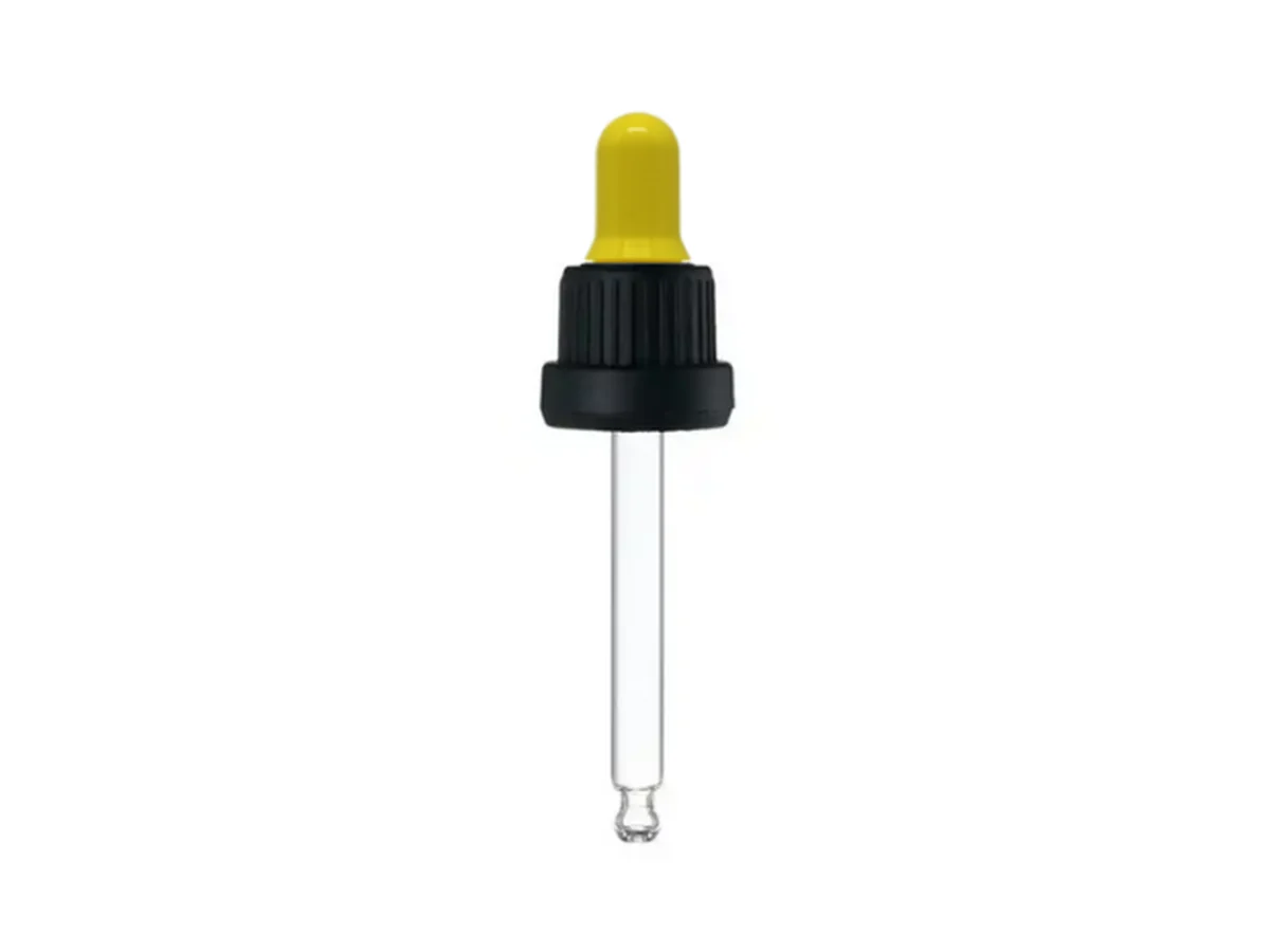 Válvula / tampa Pipeta vidro R18 bulbo amarelo