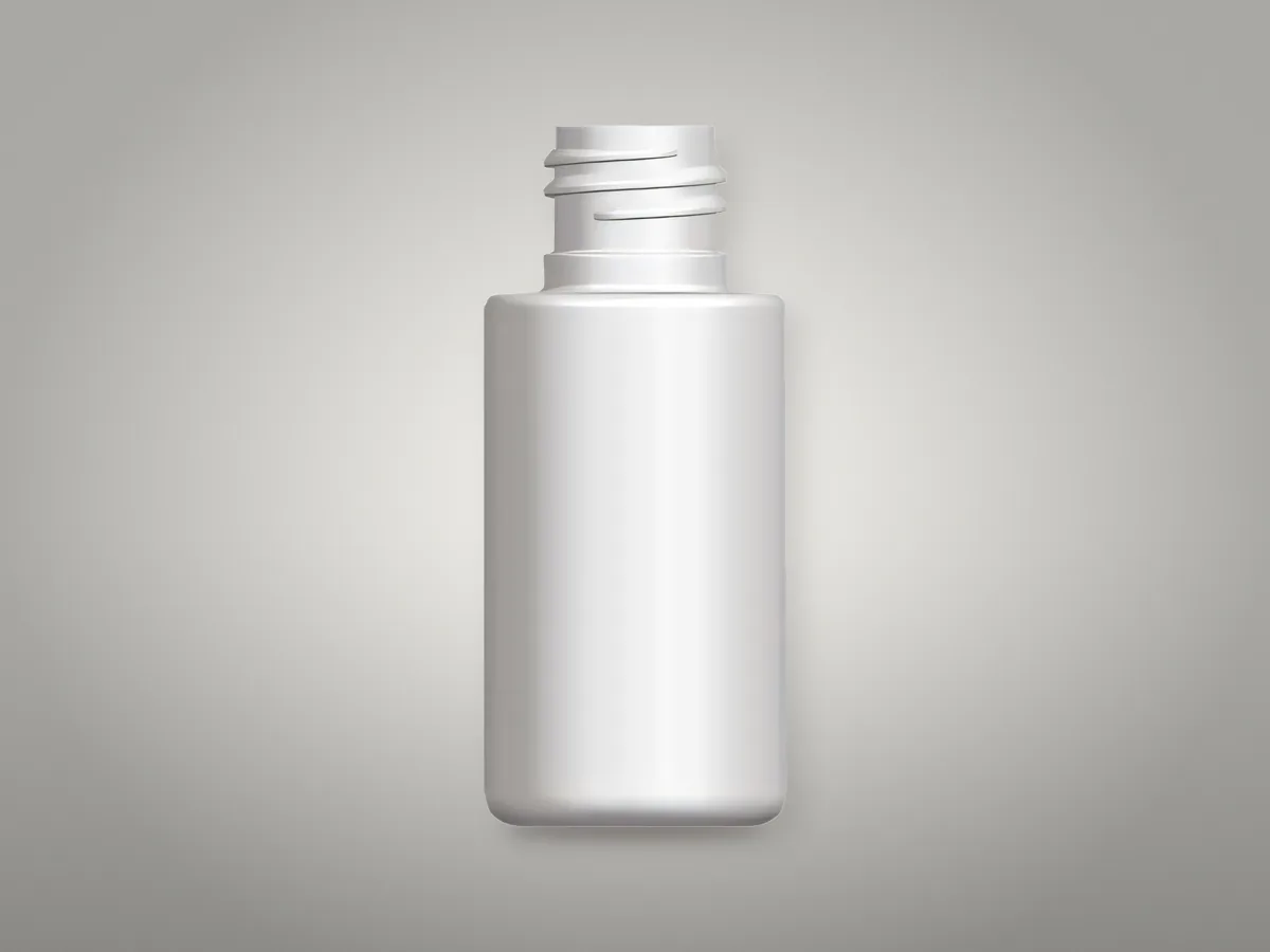 Garrafa Frasco Prainha 30ml cilíndrico em PEAD / PEBD