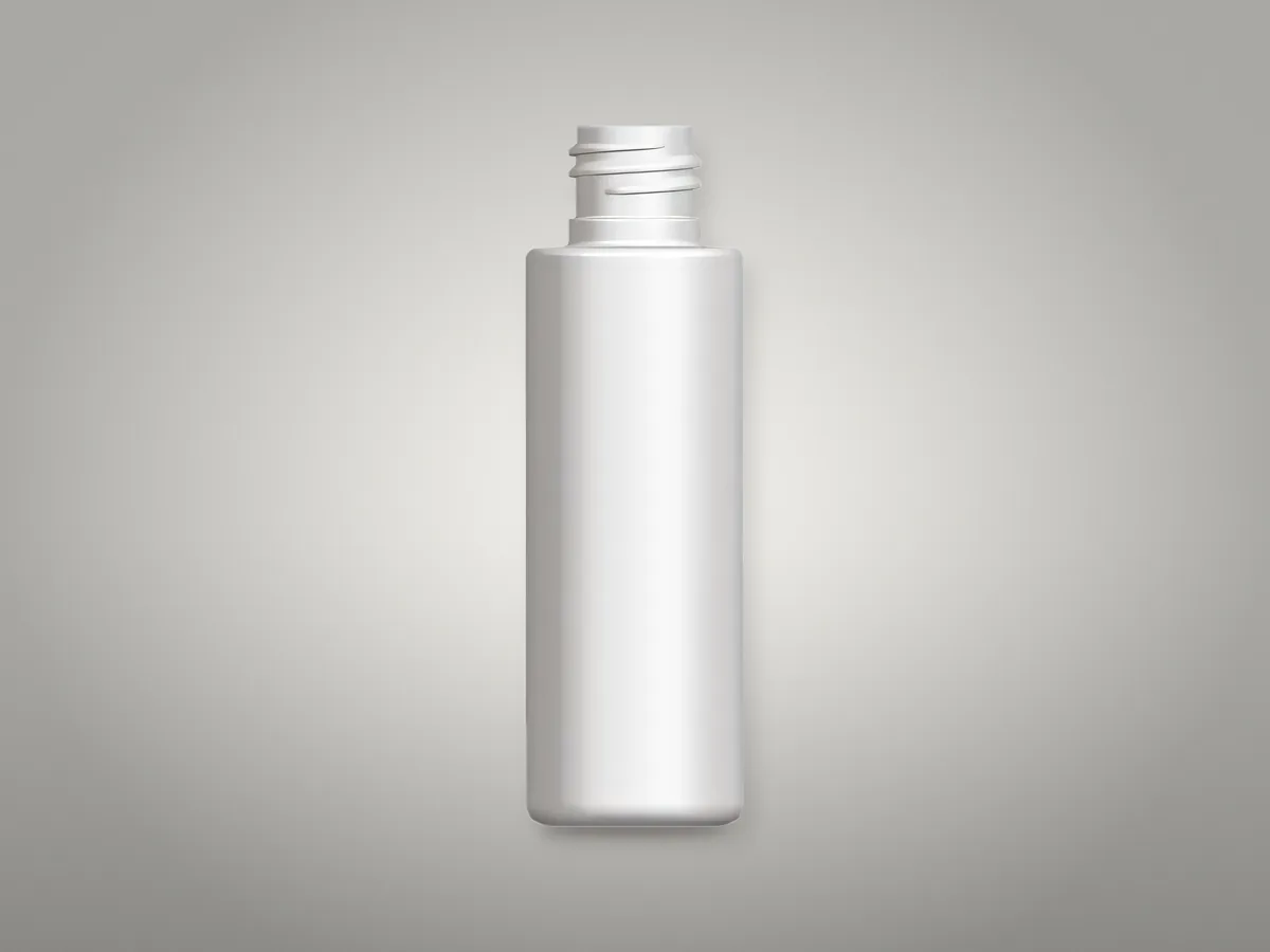 Garrafa Frasco Prainha 50ml cilíndrico em PEAD / PEBD