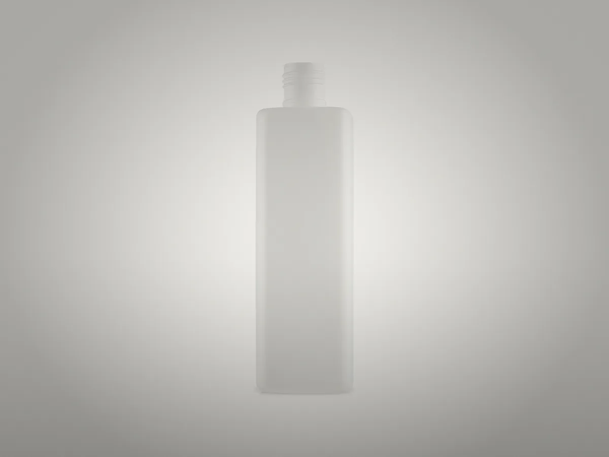Garrafa Frasco Square 300ml em PEAD